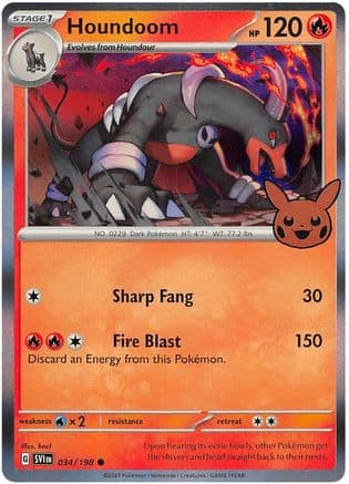 Houndoom — Trick or Trade BOOster Bundle 2023 Pokémon TCG card by hncl