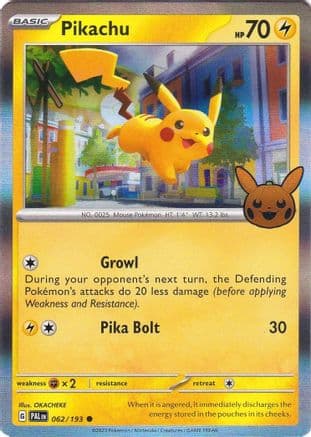 Pikachu — Pokémon TCG card