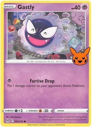 Gastly — Trick or Trade BOOster Bundle 2023 Pokémon TCG card by Tika Matsuno