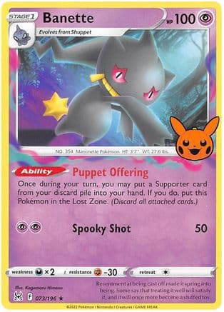 Banette — Pokémon TCG card