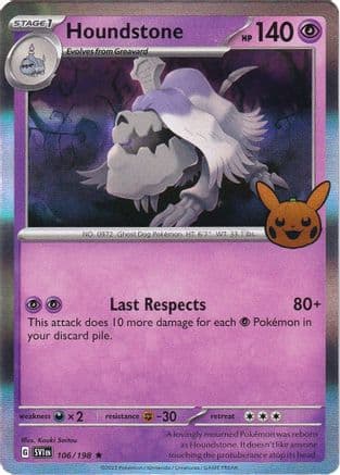Houndstone — Trick or Trade BOOster Bundle 2023 Pokémon TCG card by Kouki Saitou