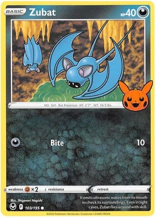 Zubat — Trick or Trade BOOster Bundle 2023 Pokémon TCG card by Shigenori Negishi