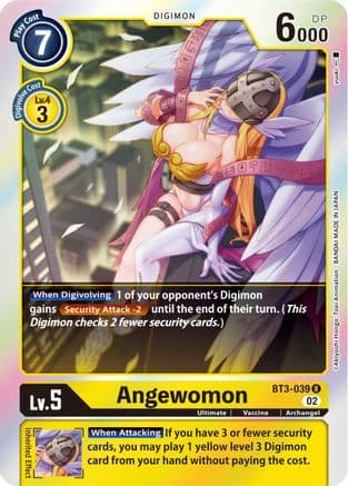 Angewomon (Resurgence Booster Reprint) — Resurgence Booster Digimon Card Game card by Akiyoshi Hongo, Toei Animation