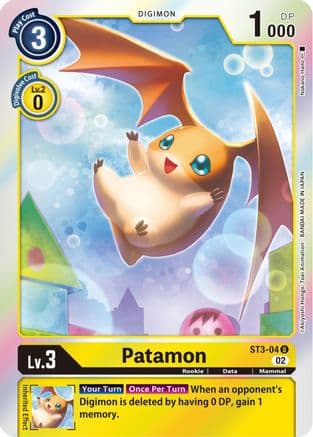 Patamon - ST3-04 (Resurgence Booster Reprint) — Resurgence Booster