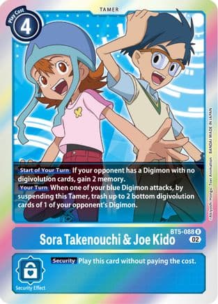Sora Takenouchi & Joe Kido (Resurgence Booster Reprint) — Resurgence Booster