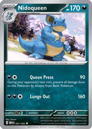 Nidoqueen — SV: Scarlet & Violet 151 Pokémon TCG card by Teeziro