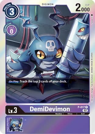 DemiDevimon - P-017 (Resurgence Booster Reprint) — Resurgence Booster Digimon Card Game card by Takase