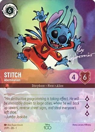 Stitch - Abomination (Alternate Art) — Disney100 Promos