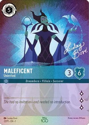Maleficent - Uninvited (Alternate Art) — Disney100 Promos