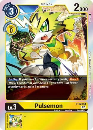Pulsemon - P-028 (Resurgence Booster Reprint) — Resurgence Booster