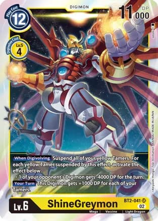 ShineGreymon (Resurgence Booster Reprint) — Resurgence Booster