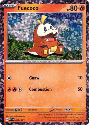 Fuecoco — Pokémon TCG card