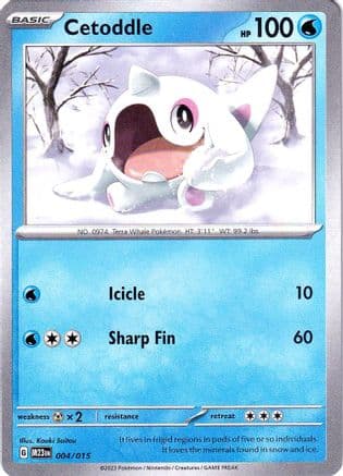 Cetoddle — McDonald's Promos 2023 Pokémon TCG card by Kouki Saitou