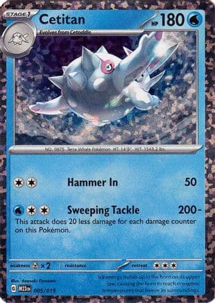 Cetitan — Pokémon TCG card