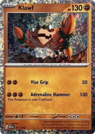 Klawf — Pokémon TCG card
