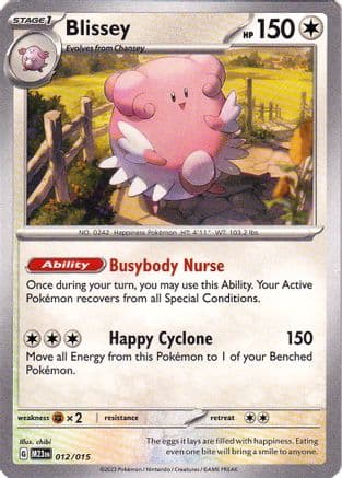 Blissey — McDonald's Promos 2023 Pokémon TCG card by chibi