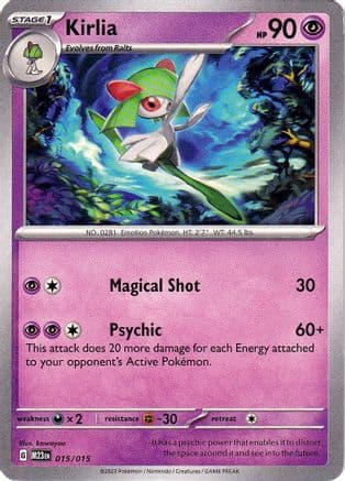 Kirlia — Pokémon TCG card