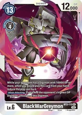 BlackWarGreymon (Resurgence Booster Reprint) — Resurgence Booster