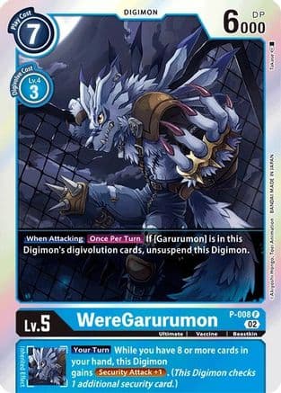 WereGarurumon - P-008 (Resurgence Booster Reprint) — Resurgence Booster