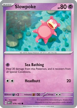Slowpoke — SV: Scarlet & Violet 151 Pokémon TCG card by OKACHEKE