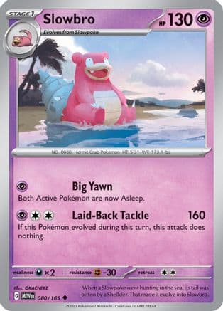 Slowbro — SV: Scarlet & Violet 151 Pokémon TCG card by OKACHEKE