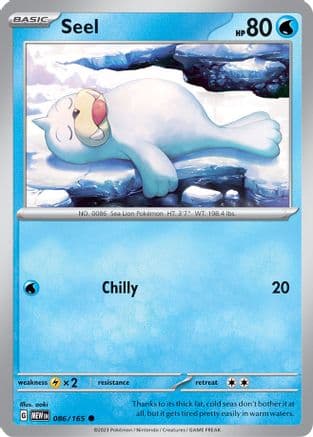 Seel — SV: Scarlet & Violet 151 Pokémon TCG card by aoki