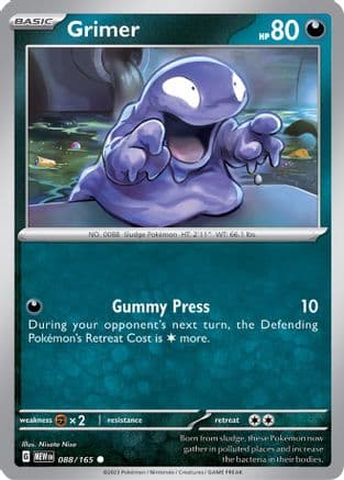 Grimer — SV: Scarlet & Violet 151 Pokémon TCG card by Nisota Niso