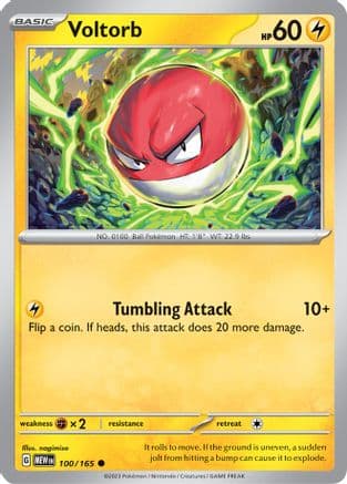 Voltorb — SV: Scarlet & Violet 151 Pokémon TCG card by nagimiso