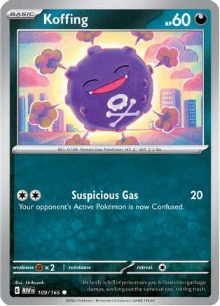 Koffing — SV: Scarlet & Violet 151 Pokémon TCG card by Shibuzoh.
