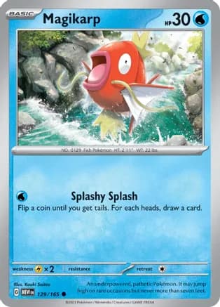 Magikarp — SV: Scarlet & Violet 151 Pokémon TCG card by Kouki Saitou
