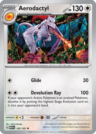 Aerodactyl — SV: Scarlet & Violet 151 Pokémon TCG card by Shinji Kanda