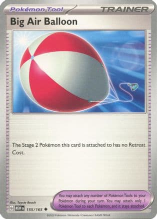 Big Air Balloon — SV: Scarlet & Violet 151 Pokémon TCG card by Toyste Beach