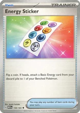 Energy Sticker — SV: Scarlet & Violet 151 Pokémon TCG card by Ayaka Yoshida