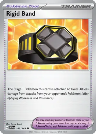 Rigid Band — SV: Scarlet & Violet 151 Pokémon TCG card by Toyste Beach