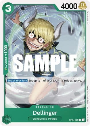 Dellinger — Kingdoms of Intrigue One Piece Card Game card by Yuu Shimotsuki