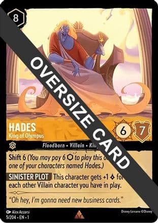 Hades - King of Olympus (Oversized) — The First Chapter