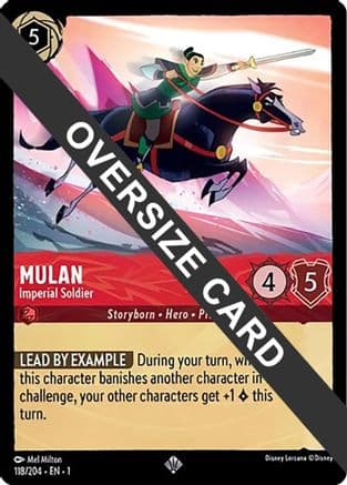 Mulan - Imperial Soldier (Oversized) — The First Chapter