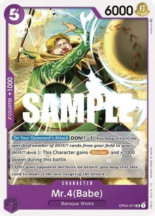 Mr.4 (Babe) — Kingdoms of Intrigue