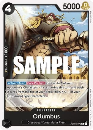 Orlumbus — Kingdoms of Intrigue One Piece Card Game card by Nukijiro