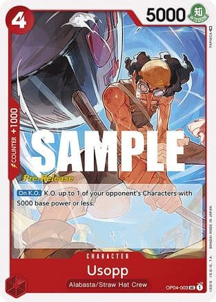 Usopp — Kingdoms of Intrigue Pre-Release Cards