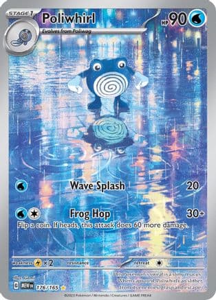 Poliwhirl - 176/165 — SV: Scarlet & Violet 151 Pokémon TCG card by Gemi