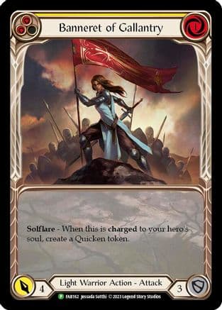 Banneret of Gallantry - FAB162 — Flesh and Blood: Promo Cards