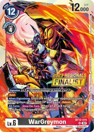WarGreymon (2023 Regionals Finalist) — Across Time