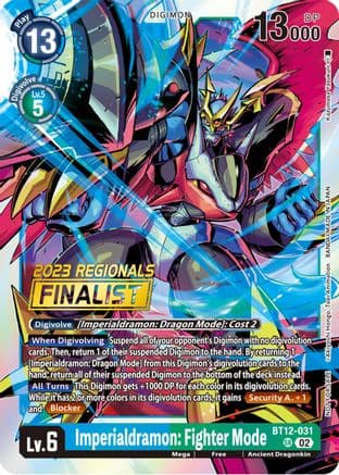 Imperialdramon: Fighter Mode (2023 Regionals Finalist) — Across Time
