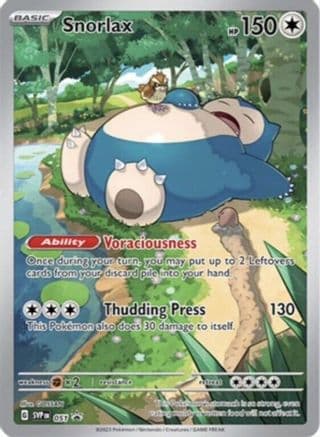 Snorlax - 051 — SV: Scarlet & Violet Promo Cards Pokémon TCG card by GOSSAN
