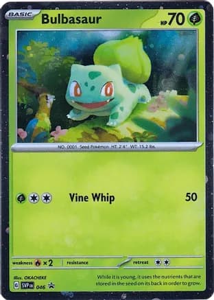 Bulbasaur - 046 (Cosmos Holo) — SV: Scarlet & Violet Promo Cards Pokémon TCG card by DSAF