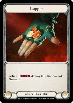 Copper — Round the Table: TCCxLSS Flesh and Blood card by Anastasiya Grintsova