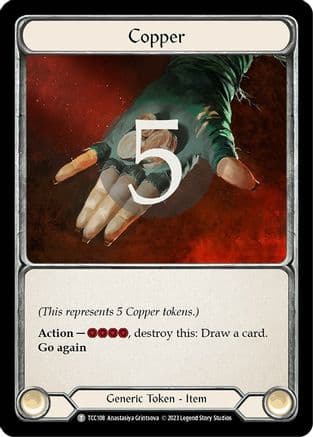 5 Copper — Round the Table: TCCxLSS Flesh and Blood card by Anastasiya Grintsova