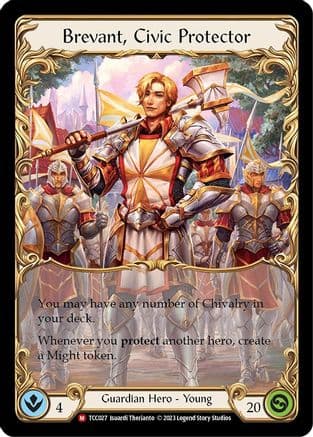 Brevant, Civic Protector — Round the Table: TCCxLSS Flesh and Blood card by Isardi Theríanto