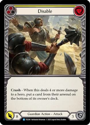 Disable (Yellow) — Round the Table: TCCxLSS